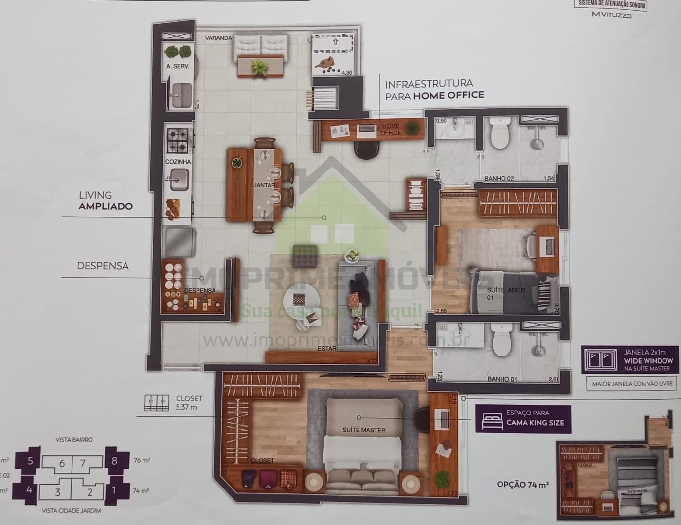 Apartamento, 3 quartos, 144 m² - Foto 3