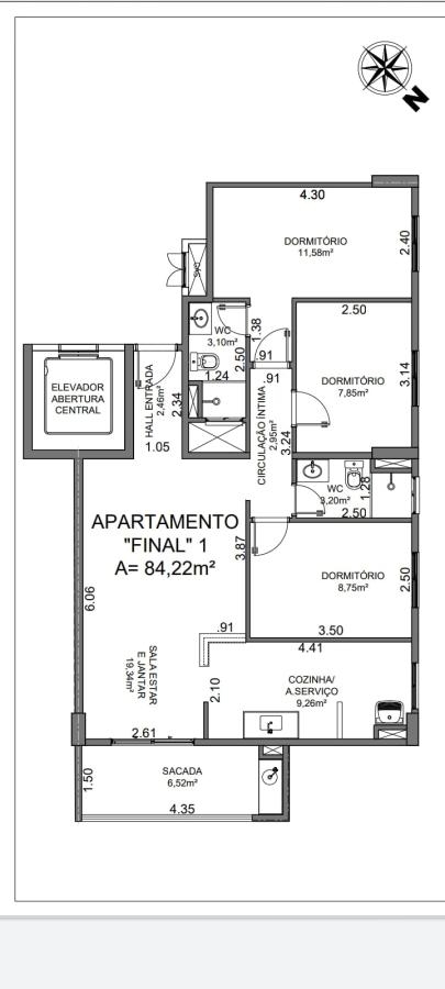 Apartamento, 3 quartos, 85 m² - Foto 3