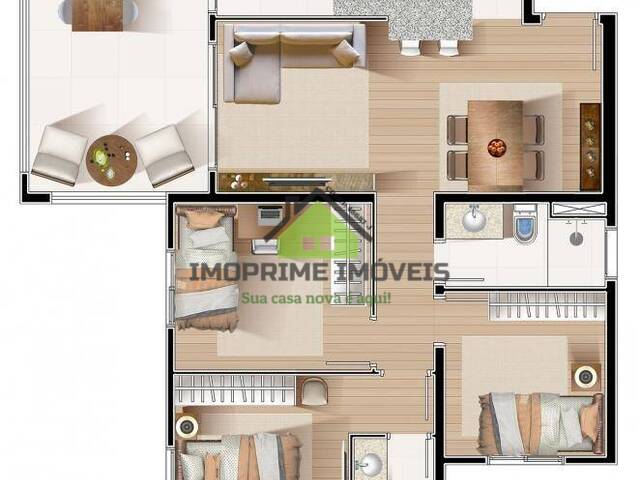 #402 - Apartamento para Venda em Jacareí - SP - 2