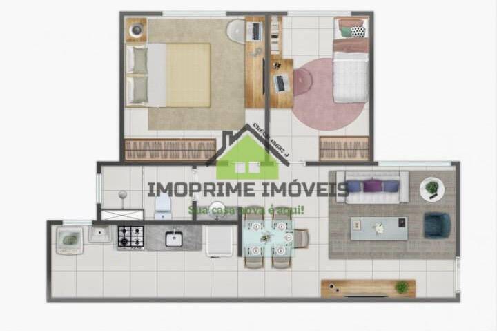 Apartamento, 2 quartos, 40 m² - Foto 8